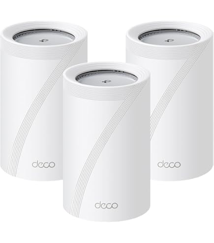 TP-Link Deco BE25 WiFi 7 Mesh Wi-Fi (3 Packs), BE3600 Dual Band, 2